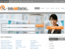 Tablet Screenshot of indojobcenter.com